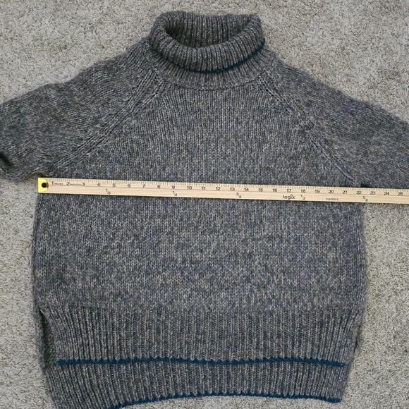 Vanessa Bruno Oversized Alpaca Wool Sweater S Gray Italy Minimalist Luxury Cozy - Picture 5 of 8